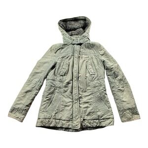 American Eagle Jacket Womens Small Green Heavy Casual Pockets Outdoor Ladies Y2k